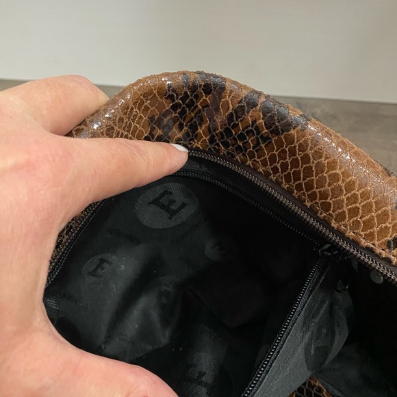 Christos Efstathopulos Snakeskin Shoulder Bag - Picture 3 of 7